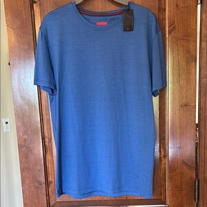 Isaia Blue Short Sleeve T-shirt